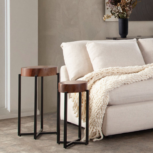 Asher Accent Table Large | Walnut