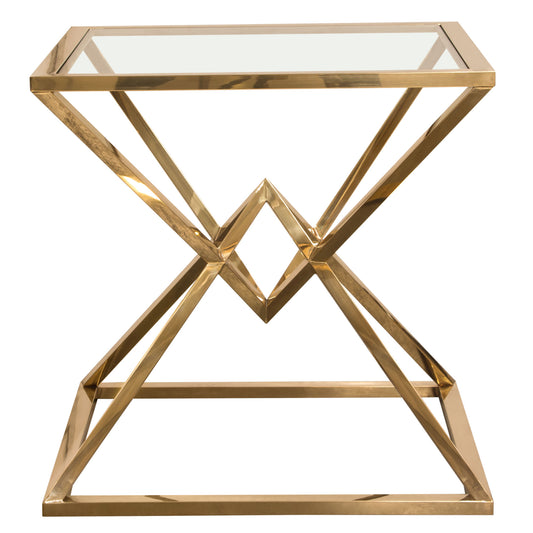 Luca End Table | Golden