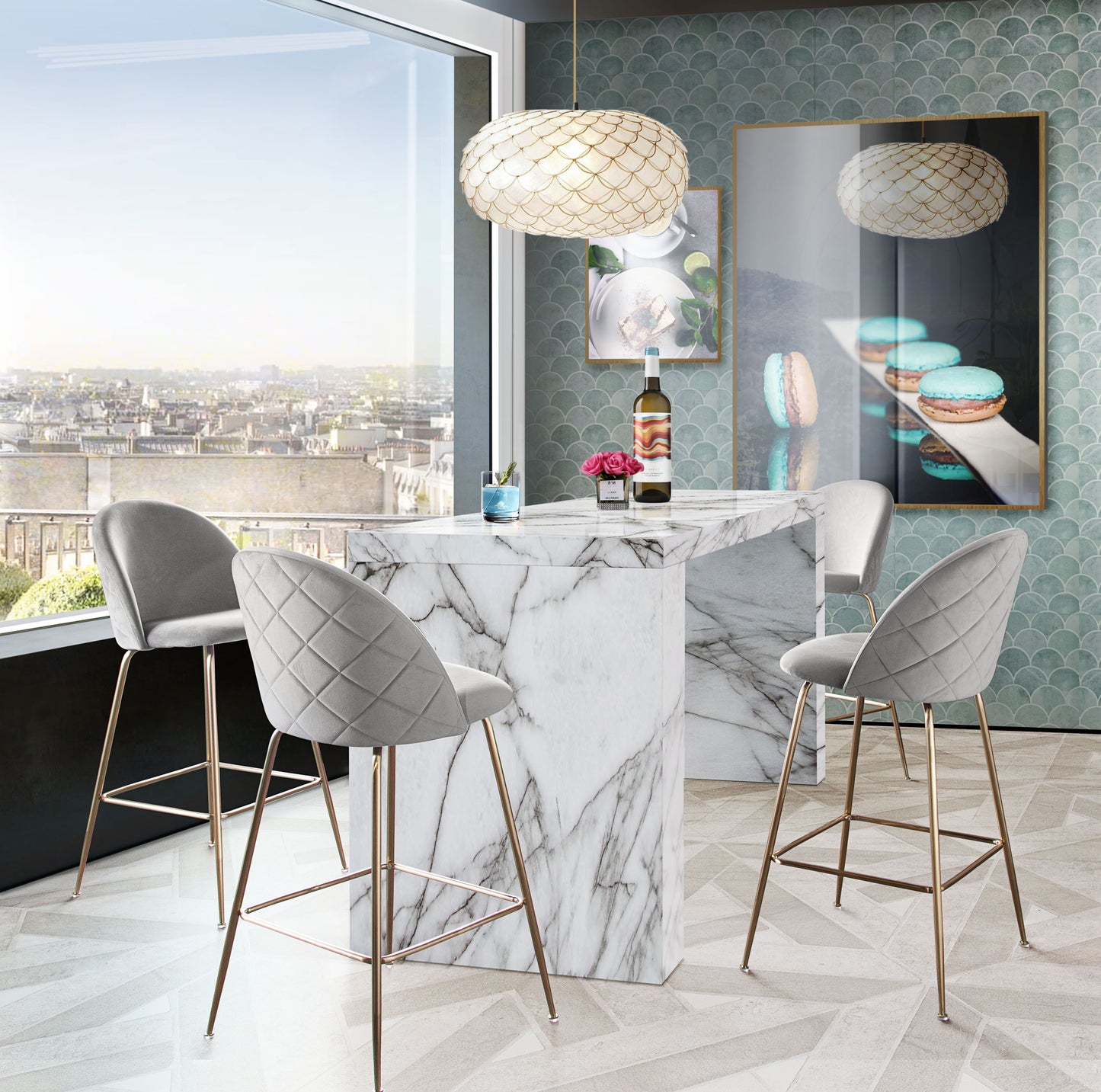 Dylan Bar Chair (Set of 2)