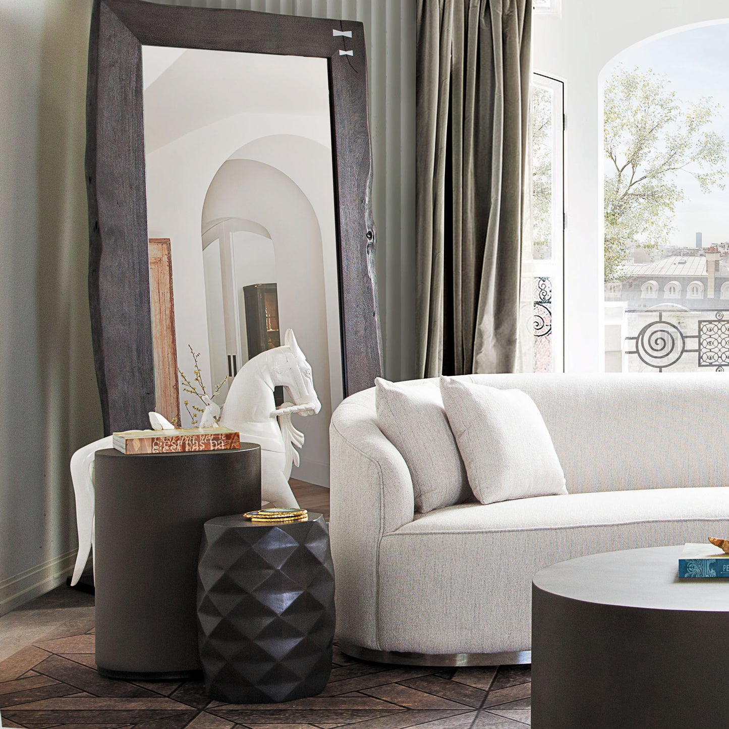 Poppy Mirror | Espresso