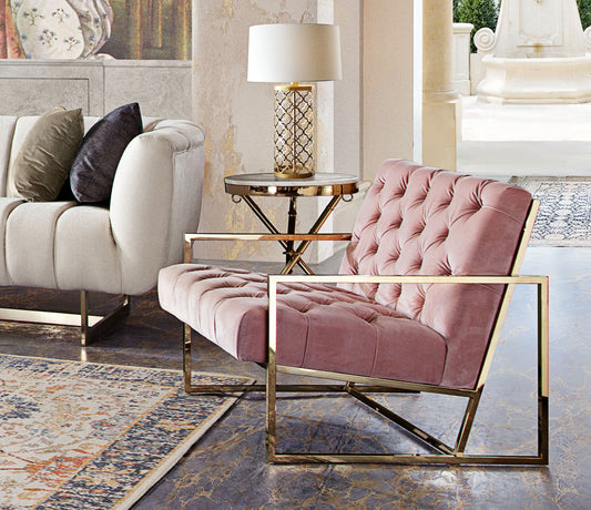 Prestige Accent Chair | Blush
