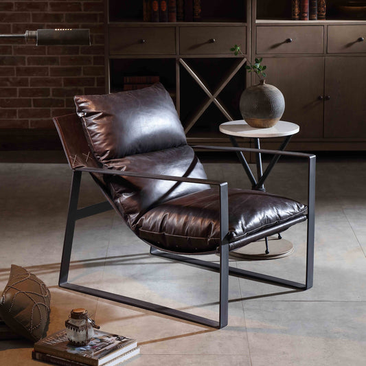 Mattia Accent Chair | Brown