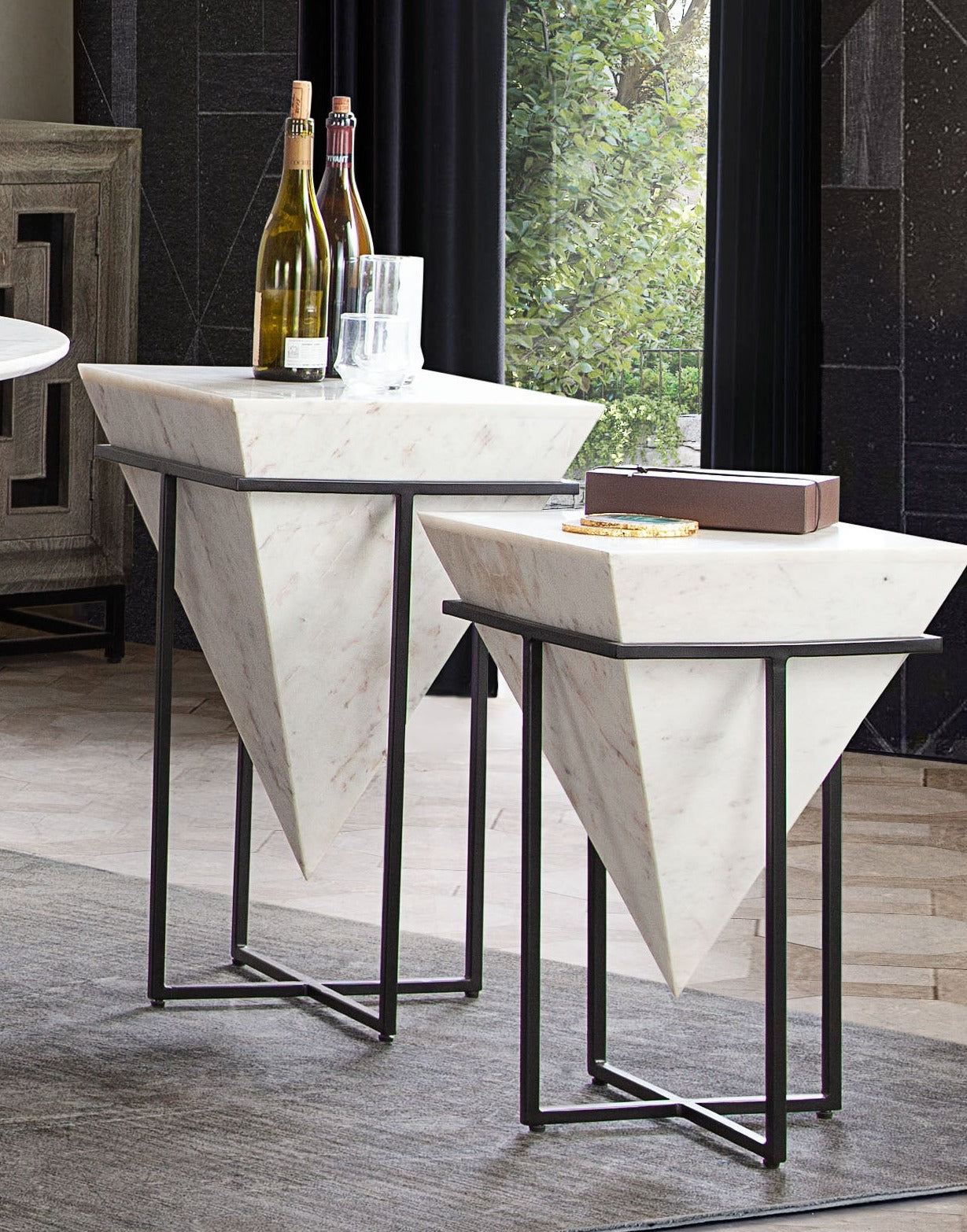 Nora Accent Table Large | White